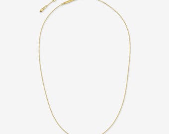 Diamond Cut Bead Necklace