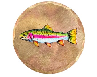 Trout Forged Copper Golf Ball Marker by Sunfish