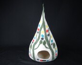 Cat Cave Bed Large by Walking Palm, Beanstalk - ships now from usa Cat Bed Pet Bed Hand Felted Wool