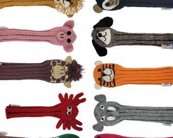 Animal Knit Alignment Stick Cover - by Sunfish Golf - holds 2 alignment sticks
