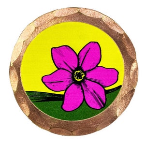 Azalea Forged Copper Golf Ball Marker by Sunfish