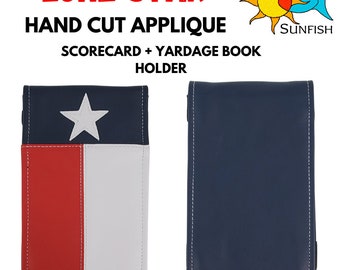 Texas Lone Star Leather Golf Scorecard Holder by Sunfish