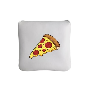 Pizza Leather mallet putter golf headcover by Sunfish