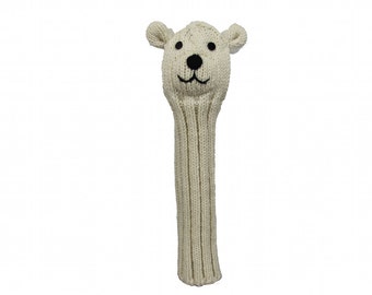 Sunfish Polar Bear Animal Knit Wool Driver Golf Headcover