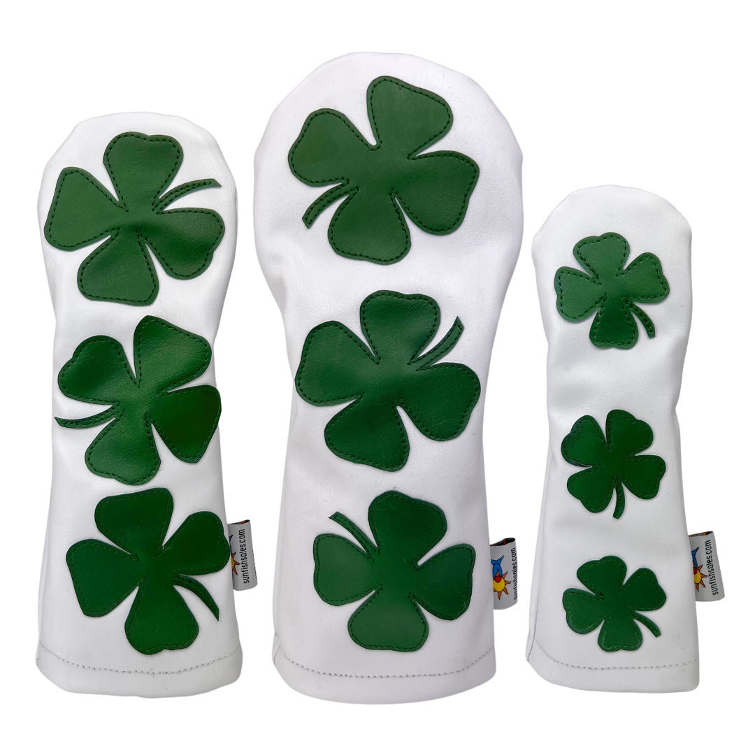 HEAD CLOVER 146cm ヘッド　クローバー ハイブリッドキャンバー Shamrock Golf Club Headcover: Hand-stitched Synthetic Leather - Etsy