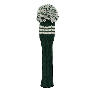 Sunfish Green and White Knit Wool Fairway Golf Headcover