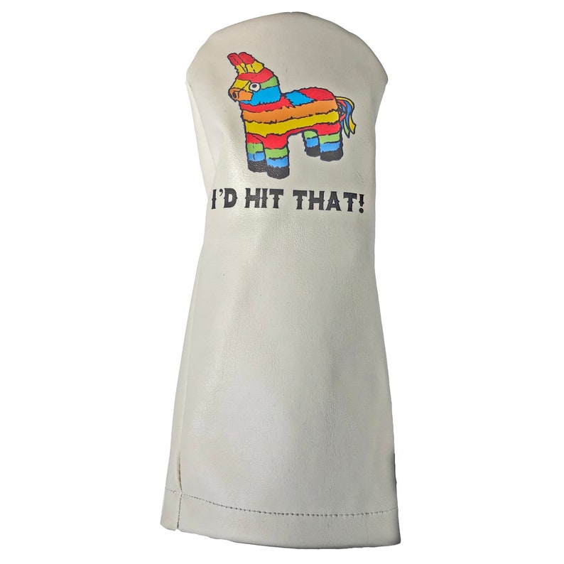 I'd Hit That Leather driver golf headcover by Sunfish image 0