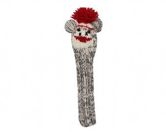 Sunfish Sock Monkey Animal Knit Wool Hybrid Golf Headcover