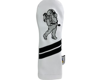 Astronaut Golfer Leather Hybrid Golf Headcover by Sunfish !