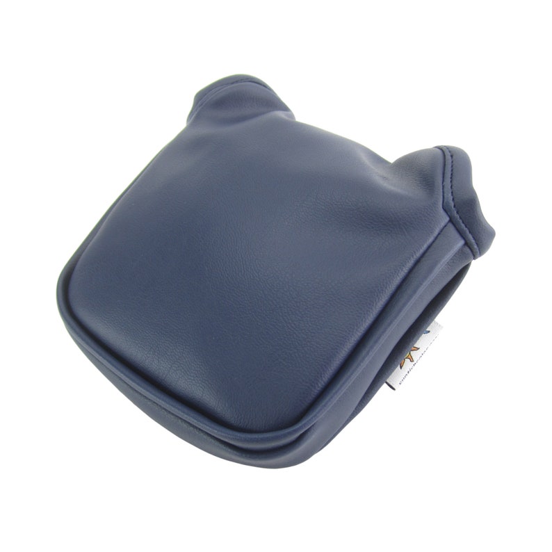 Navy Leather Mallet Putter Golf Headcover by Sunfish Etsy