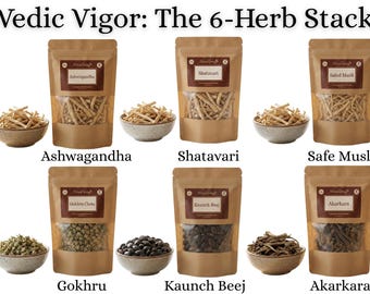 Men’s Vitality & Muscle Mix - Ashwagandha, Shatavari, Safed Musli, Kaunch, Gokhru, Akarkara