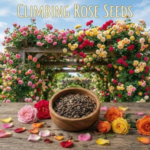 Kletterrose Mix Samen • Mehrfarbige Blüten