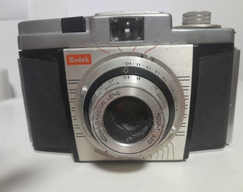 Vintage Kodak Colorsnap 35, 35mm film camera, black/silver, 1950s/60s