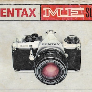 Pentax ME Super 35 mm Filmkamera, Bedienungsanleitung (herunterladbare PDF-Datei)