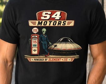 S4 Element 115 Shirt, Area 51 Research Facility UFO T-Shirt, Alien Sci-Fi Tee, Powered by Element 115 Gift Conspiracy Shirt