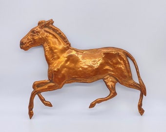 Copper Weathervane Horse 1900s equestrian decor