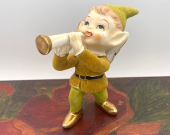 Pixie Elf Mid Century w wings Vcago Ceramics Japan Christmas Decor