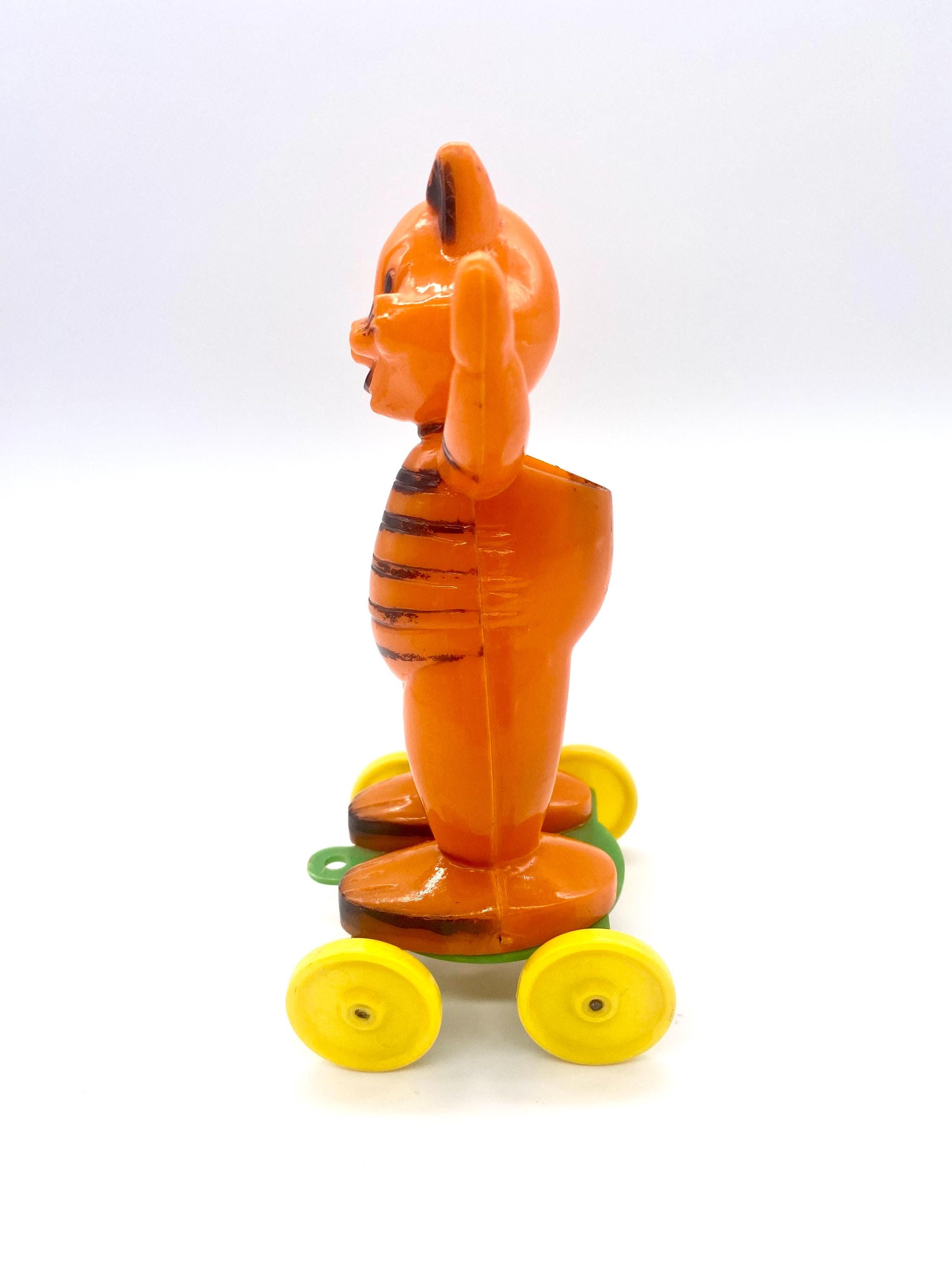 Vintage Halloween Rosbro Cat Pull Toy Candy Container W JOL in Hand - Etsy