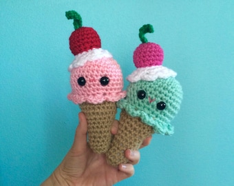 Crochet Ice Creamy Cone Pattern