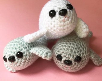 Harry the Harp Seal  Crochet Pattern