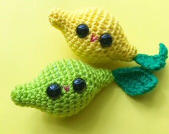 Lemon & Lime Crochet Amigurumi Pattern