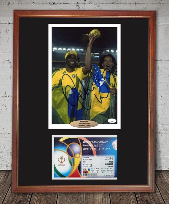 BRAZIL Champion World Cup 2002 FRAMED 13