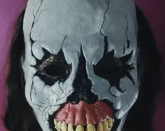 LA MASCHERA IN LATTE DELLO PSICO Fino all'alba Costume Cosplay Halloween Horror videogioco film busto testa