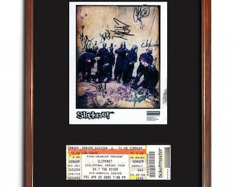 SLIPKNOT Band Rare Clown Signed With Sketch - All Hope is Gone