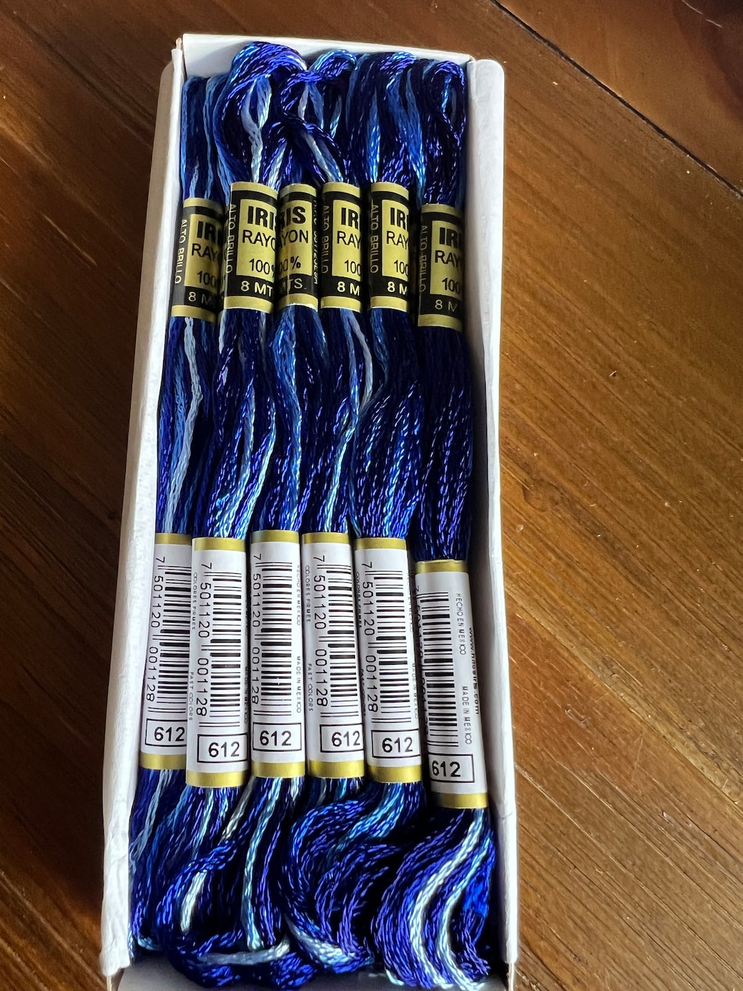 Variegated Iris Rayon Thread #612 (ocean Blue), Sold Individually. - Etsy