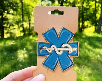Medical Symbol Acrylic Hair Clip, Nurse Cross Hair Claw Clip, Healthcare Hair Accessory, Women Hair Clip
