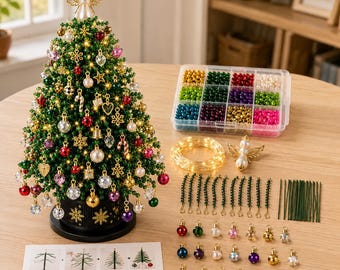 Westrim Beaded Miniature Christmas Tree Kit 