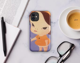 Yoshitomo Nara Tough iPhone-hoesje beschermende telefoon