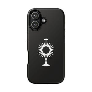 iPhone Monstrance Symbol Tough Case | Catholic Themed Phone Cover for iPhone models