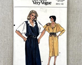 Vogue 9290 Misses' Dress Jumper Pattern Size 8 - 10
