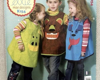 Kwik Sew Ellie Mae Design Children's Smocks Pattern K154
