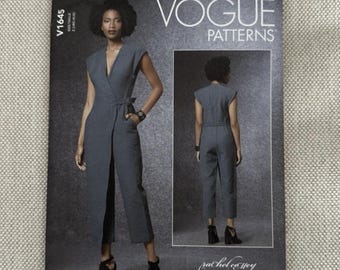 Vogue V1645 patron de couture de combinaison pour femmes contemporain taille originale Z LRG XLG
