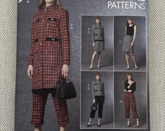 Vogue V1717 Veste, jupe et pantalon B5 8 à 16 ans