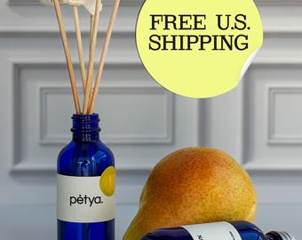 EcoBase Reed Diffuser: Naked Pear, Luxury Spring 2026 Scent, Eco-Friendly Biodegradable Home Fragrance