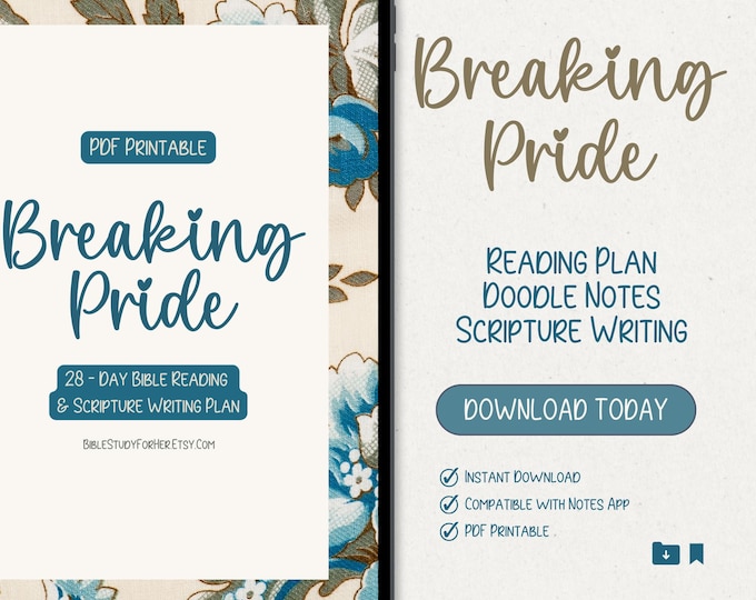 28-Day Humility Bible Reading Plan: Christian Women's Devotional (PDF Download)