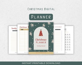 Christmas Planner Printable: Holiday Organizer (Digital Download)