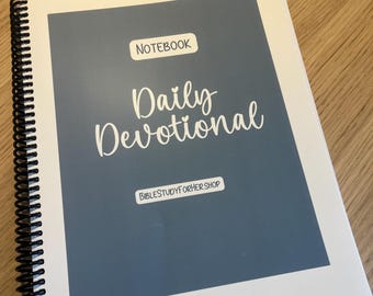 Daily Devotional Journal: Guided Scripture Notebook, US Letter