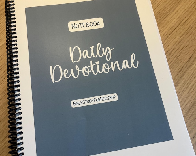 Daily Devotional Journal: Guided Scripture Notebook, US Letter