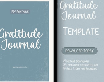 Doodle Gratitude Journal Template: Christian Printable (PDF Download)