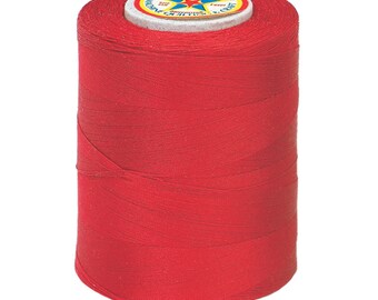 Machine Quilting /& Crafting Red V37 L8 128 Star Coats and Clark  Cotton Thread For Sewing
