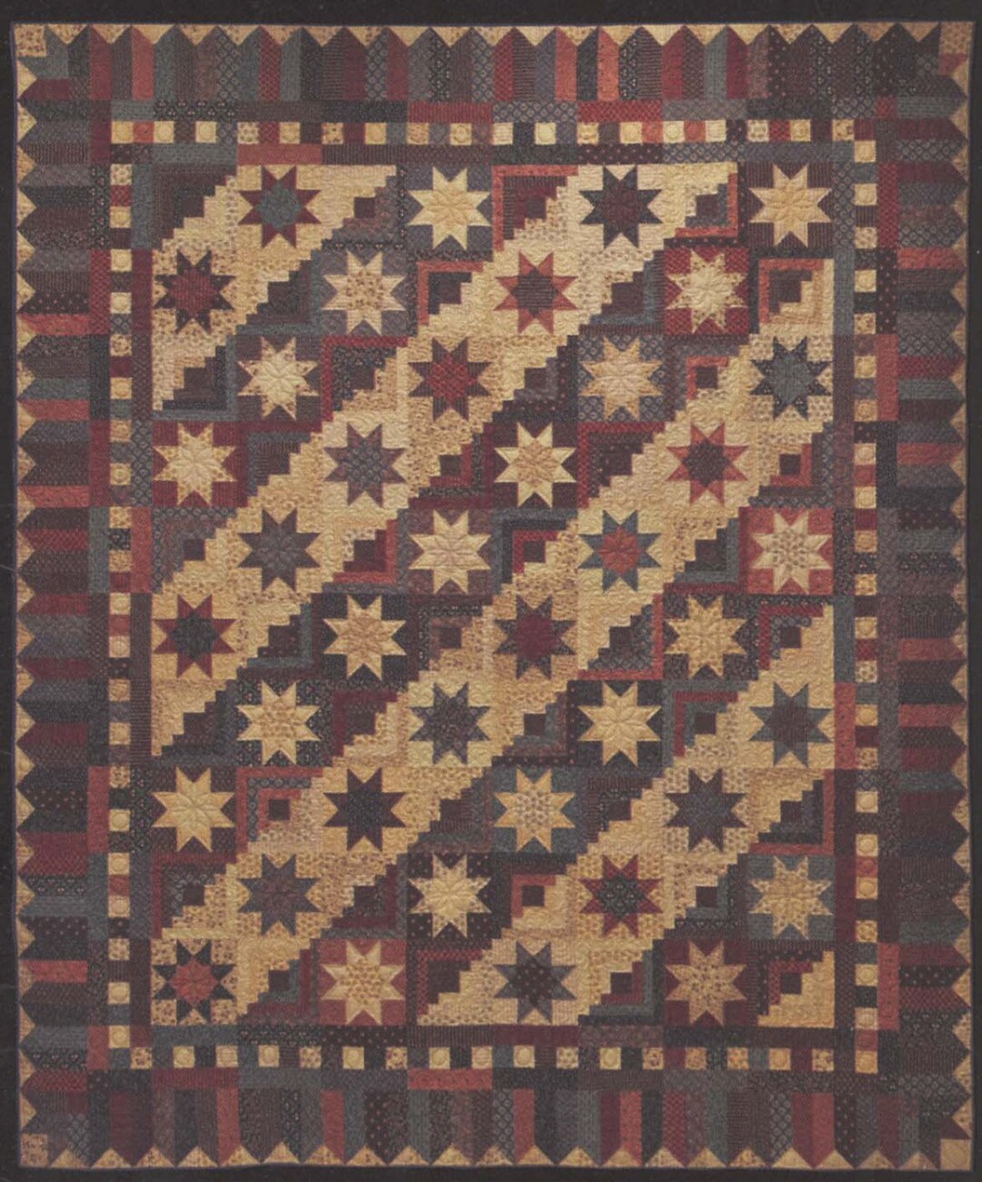 Cabin in the Stars Quilt Pattern Instructions by Glad Etsy