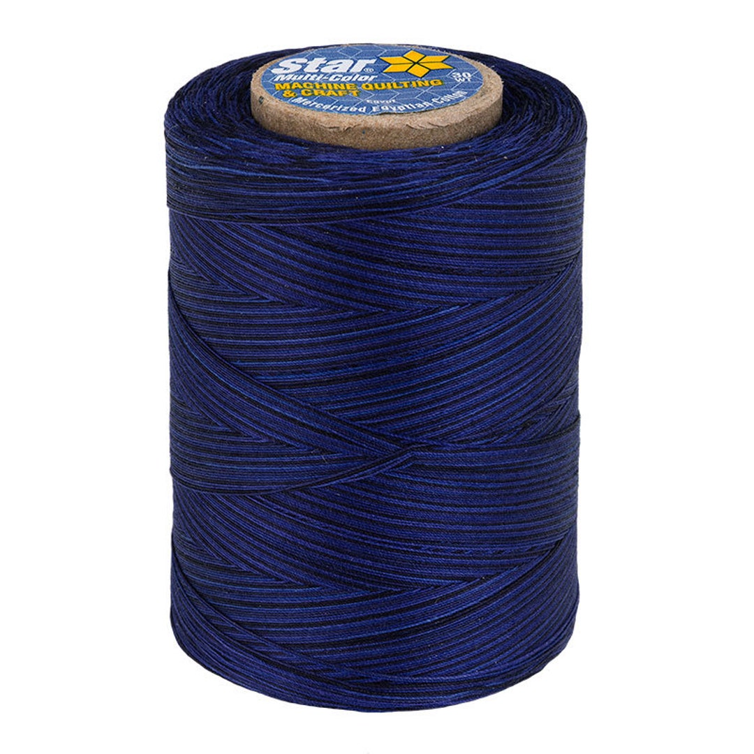 V38 860 Shades of Dark Blue Star Machine Quilting & Craft Etsy