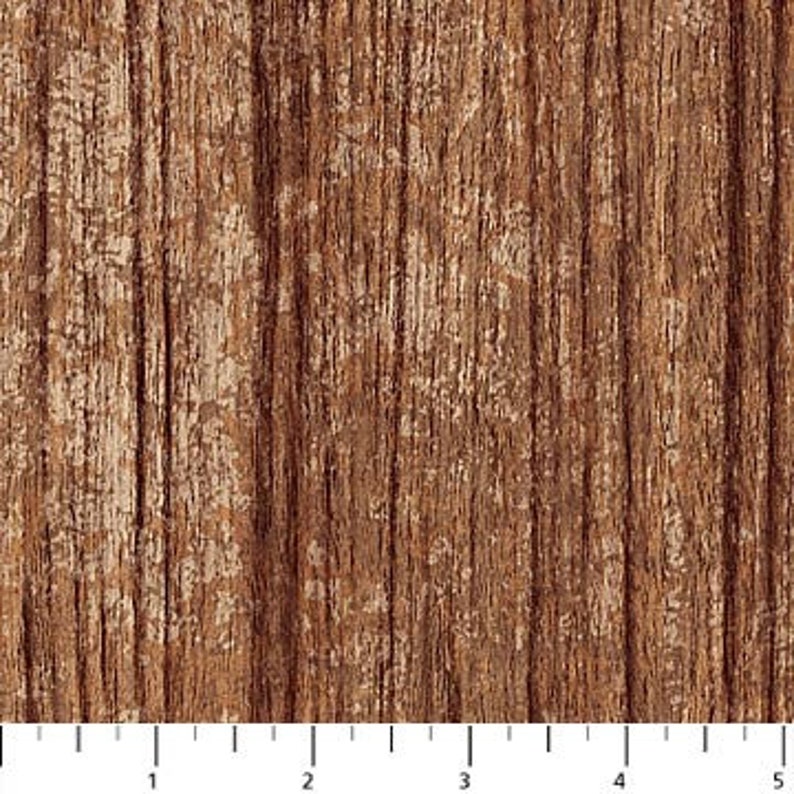 NATURESCAPES rust brown barn wood siding planks-by the yard Northcott 21399-35 cotton quilt fabric landscape