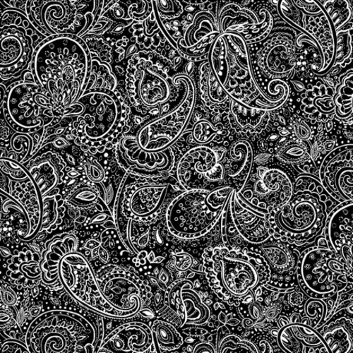 White Swirls on Black Background 1351-blackboard by the Half - Etsy
