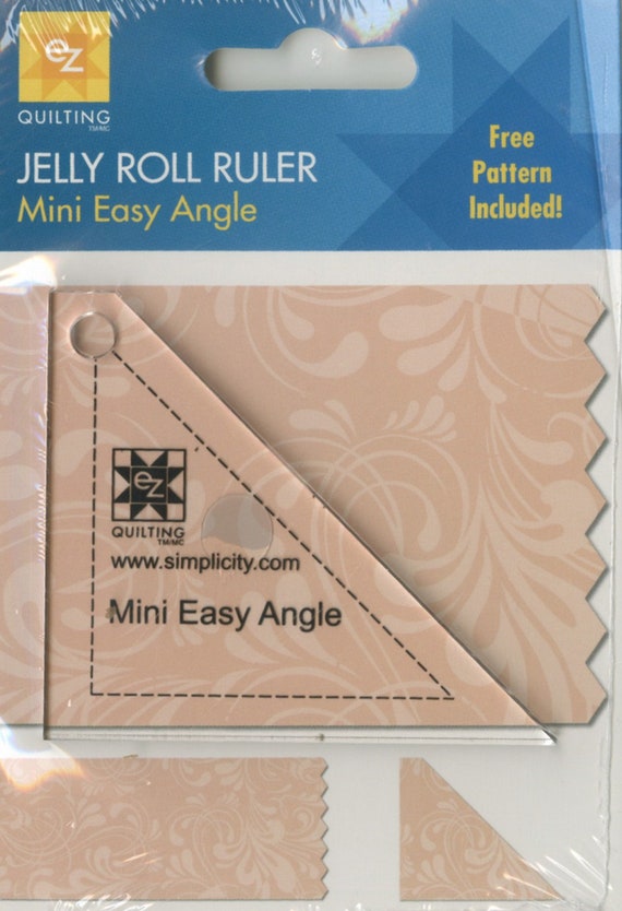 EZ Quilting JELLY ROLL Ruler Mini Easy Angle Half Square | Etsy