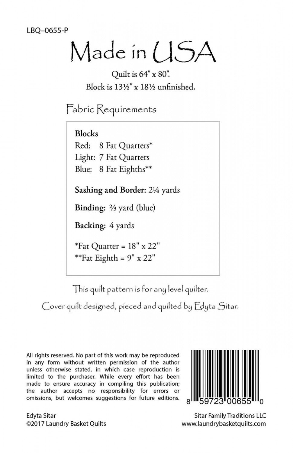 MADE in USA Quilt Pattern Instructions by Laundry Basket Etsy